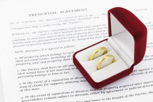 wedding rings and prenuptial agreements